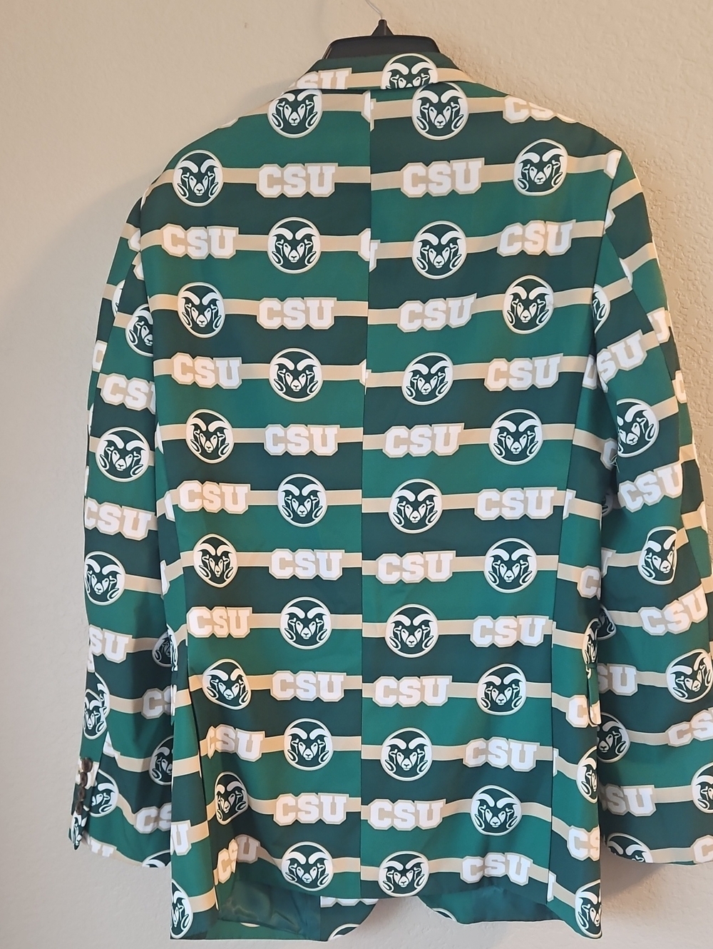 CSU CO STATE RAMS Printed Blazer for Men Size 38 Shinesty Blazer - Picture 8 of 8